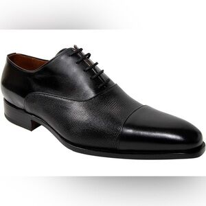 Arggie Handmade Leather Oxford Dress Shoes Black Size 11 (Worn Once)